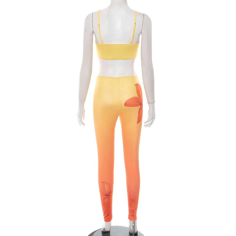 Two-Piece Outfit with Floral Accents image 3