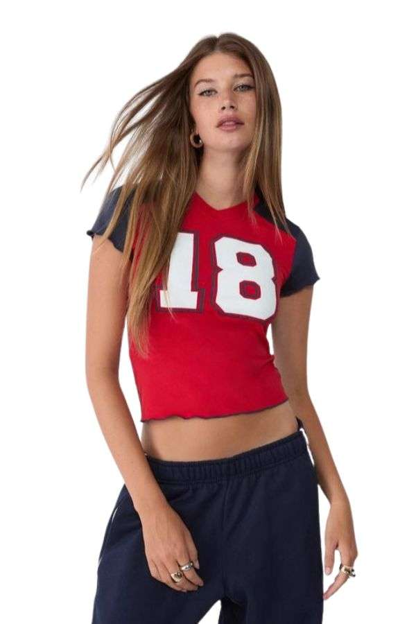 Retro Sporty Crop Top image 0