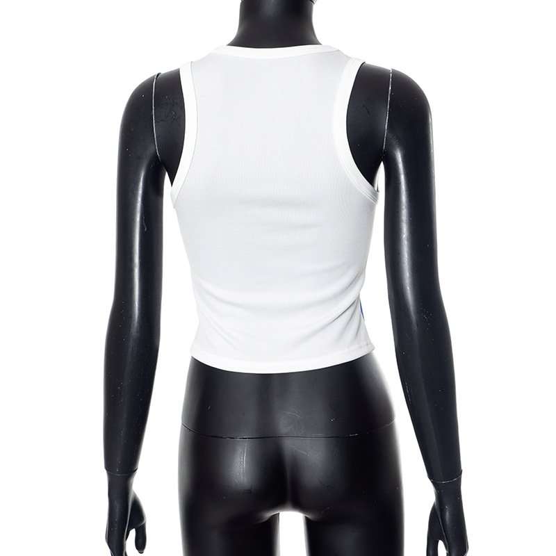 Graphic Sleeveless Crop Top image 3