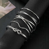 Mixed Design Bangle Bracelet image 2