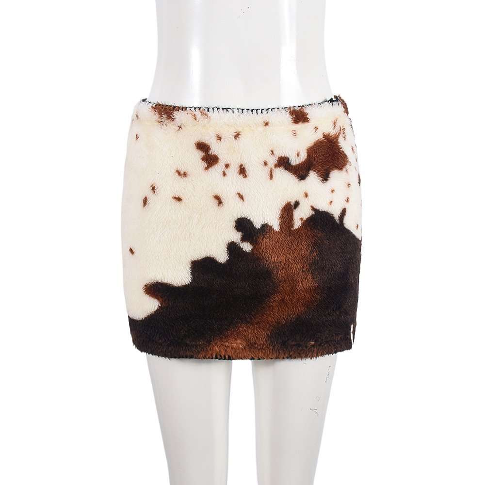 Cow Print Micro Mini Skirt image 3