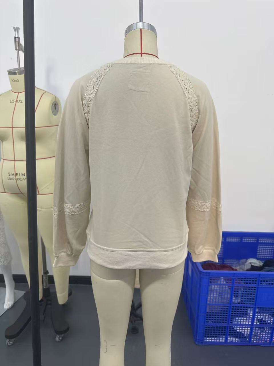 Long Sleeve Top with V-Neck image 4