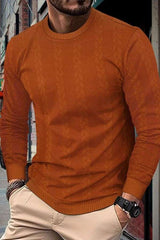 Solid Round Neck Longt Pullover image 0