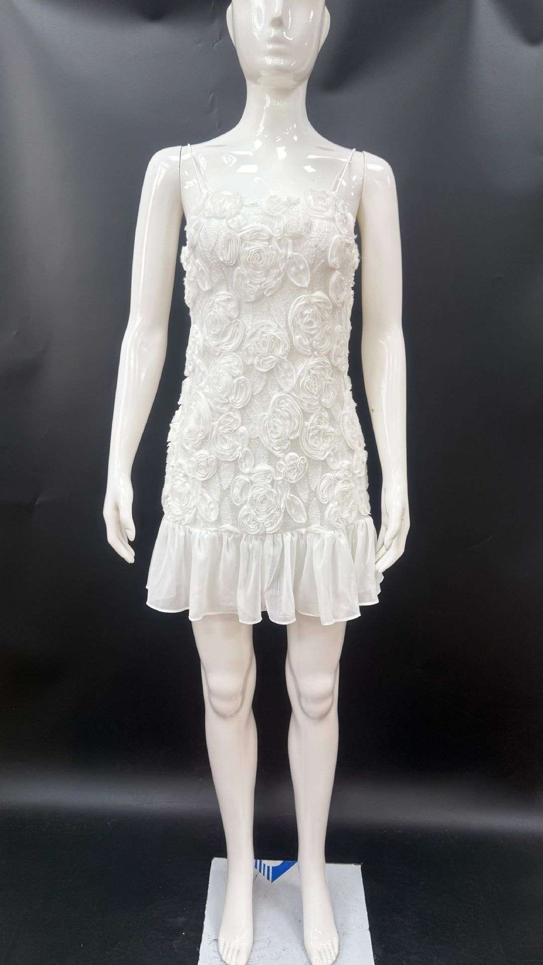 3D Floral Slip Dress image 3