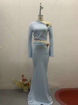 One-Shoulder Evening Gown image 6