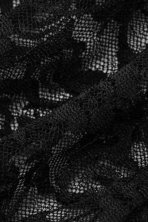 Midnight Elegance Lace Strapless Romper image 6