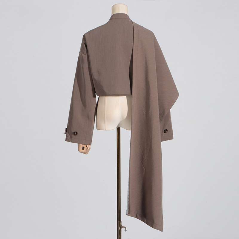 Irregular Short Coat Jacket image 2