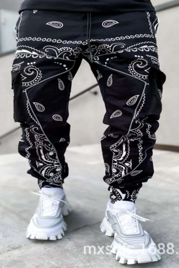 Casual Baggy Cargo Pants Streetwear image 4