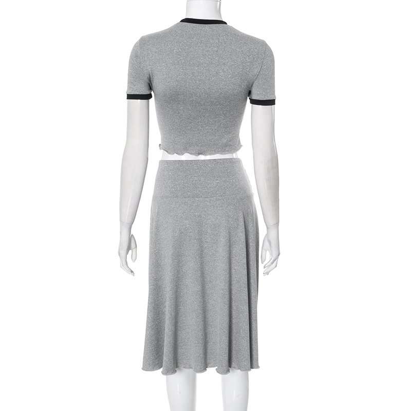 Crop Top & Skirt Set image 3