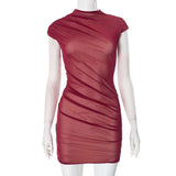 Sleeveless Slim Fit Short Evening Dress image 3