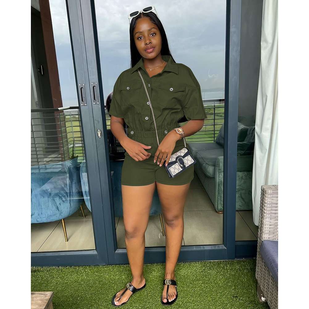 Utility Top & Shorts Set image 1