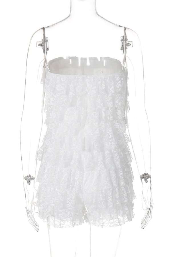 Lace Cascade Romper image 6