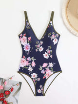 Printed One-Piece Swimsuit image 6