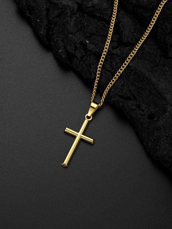 Cross Pendant Necklace Unisex image 0