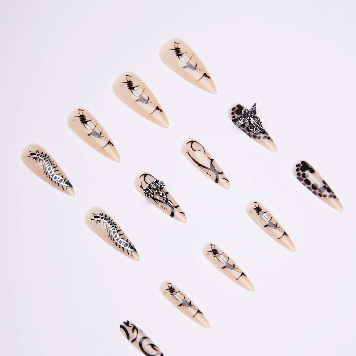 Gothic Horror-Inspired Nail Art image 4