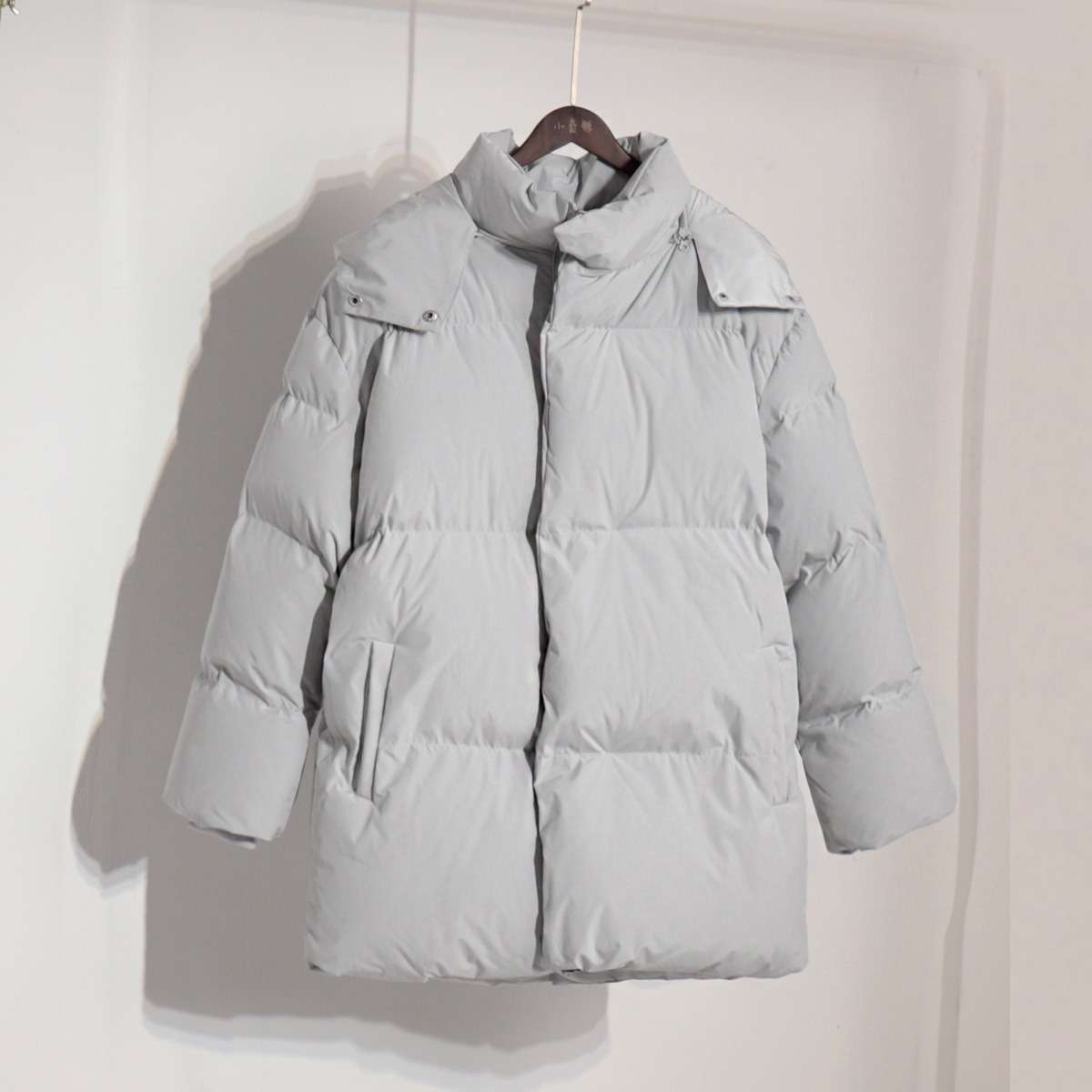 Oversize Hooded Zipper Coats image 6
