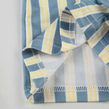 Striped Sleeveless Button-Front Romper image 2