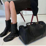 British Style High Heels Ankle Boot