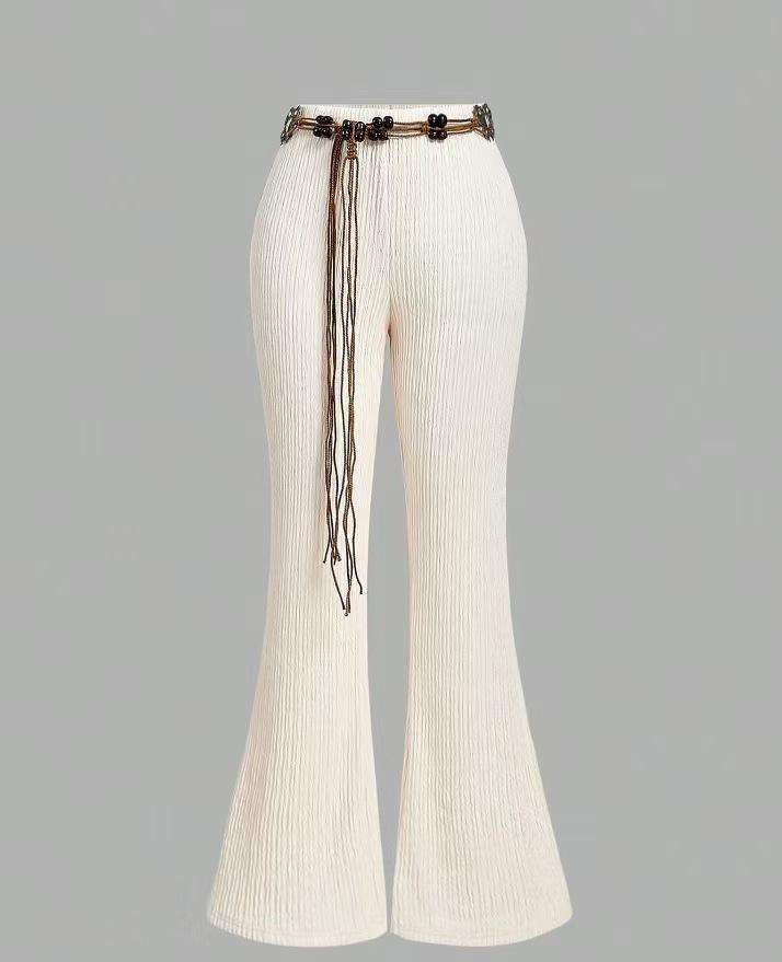 Ribbed Flare Pants image 3