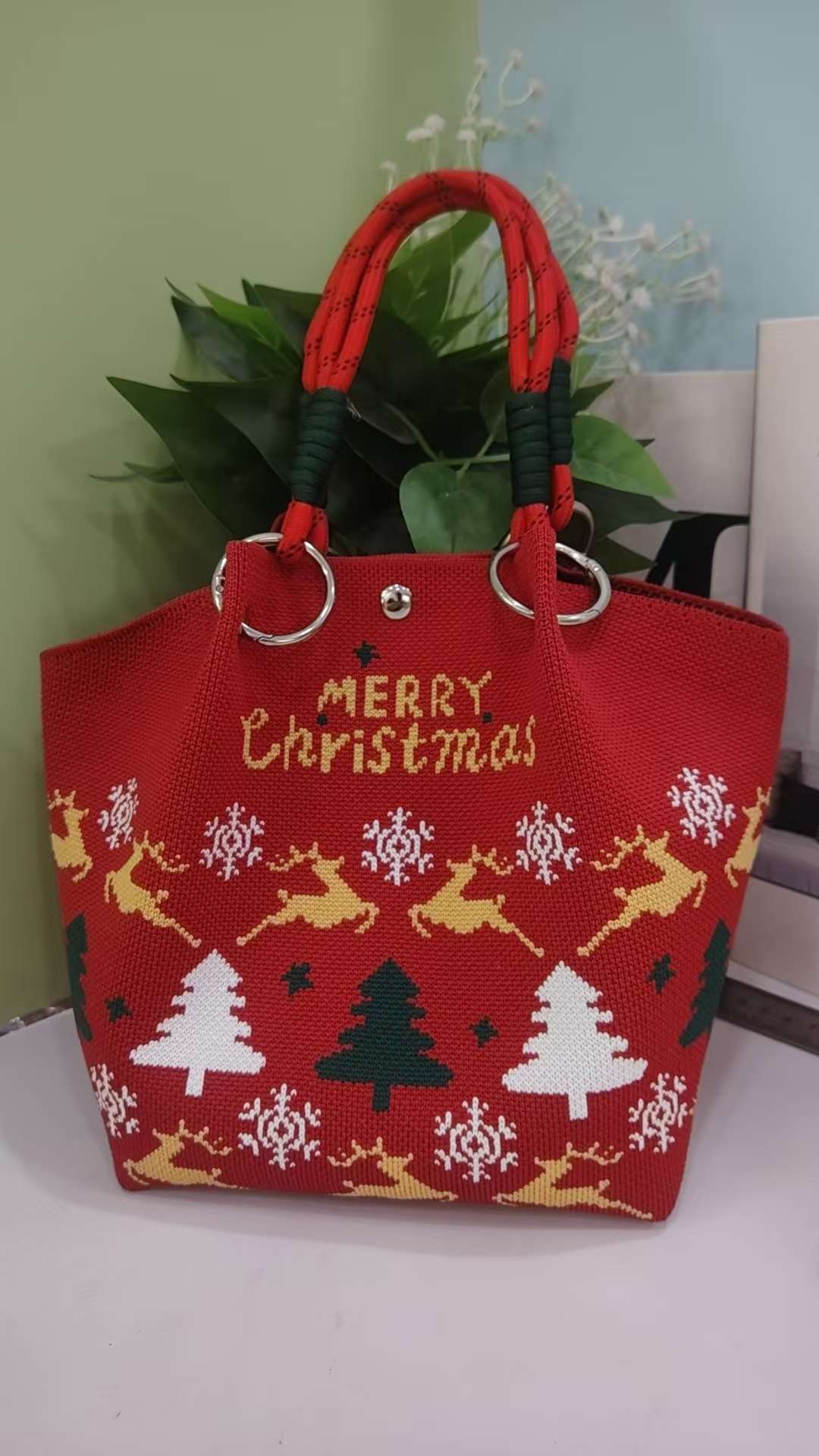 Festive Christmas Tote Bag image 0