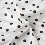 Polka Dot Halter Top with Lace Waist Detailing image 3