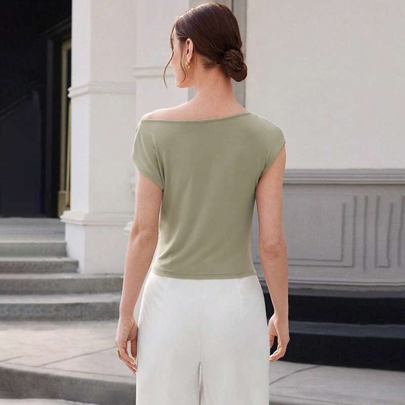 Elegant Draped Sleeveless Top image 2