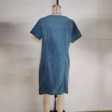 T-Shirt Dress with Front Pockets image 3