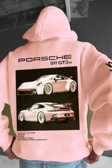 Streetwear Oversize Sports Car Print Hoodie image 0