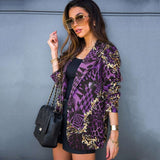 Chic Baroque Print Blazer Jacket image 2