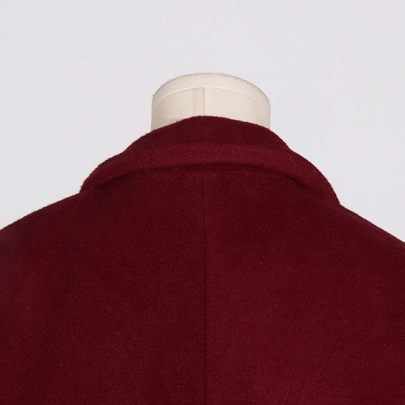 Long Blazer Coat With Belt image 9