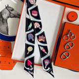 Tie Dye Pattern Luxury Scarf image 4