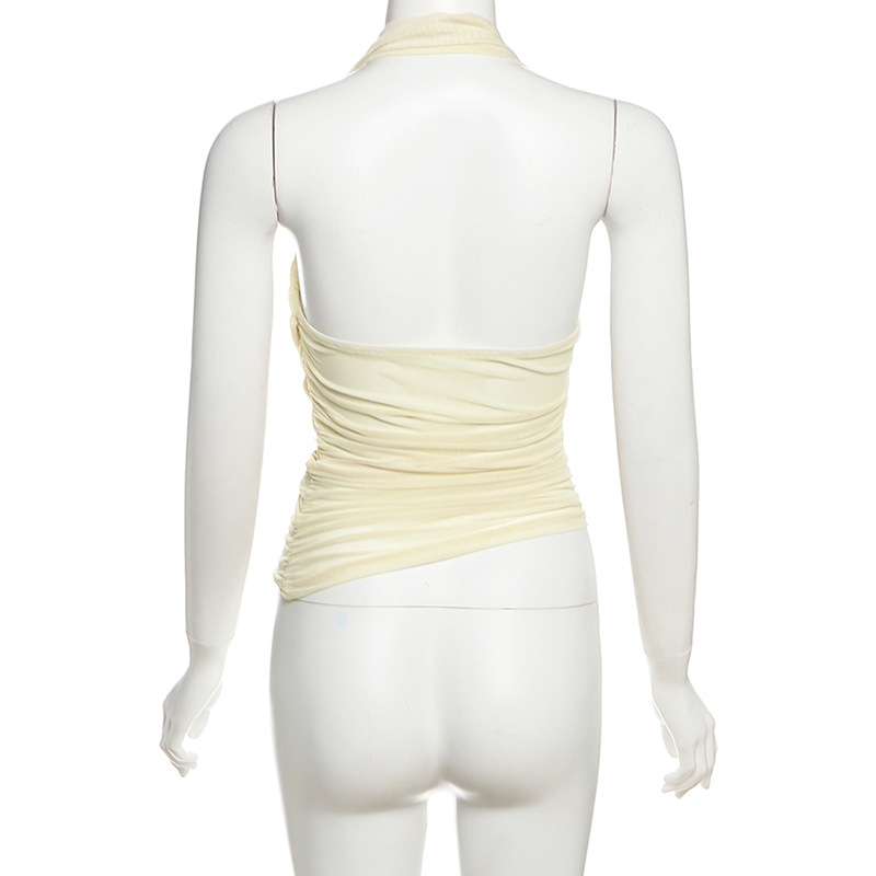 Elegant Ruched Sleeveless Top image 6