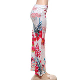 White Floral Print Maxi Skirt image 4