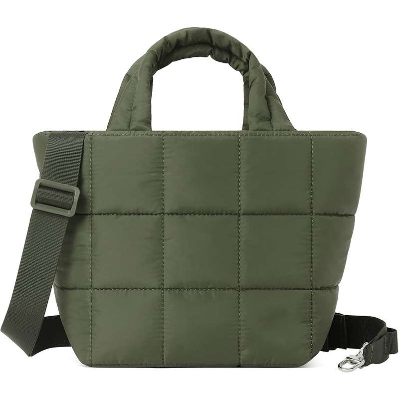 Quilted Puffer Tote Bag image 0