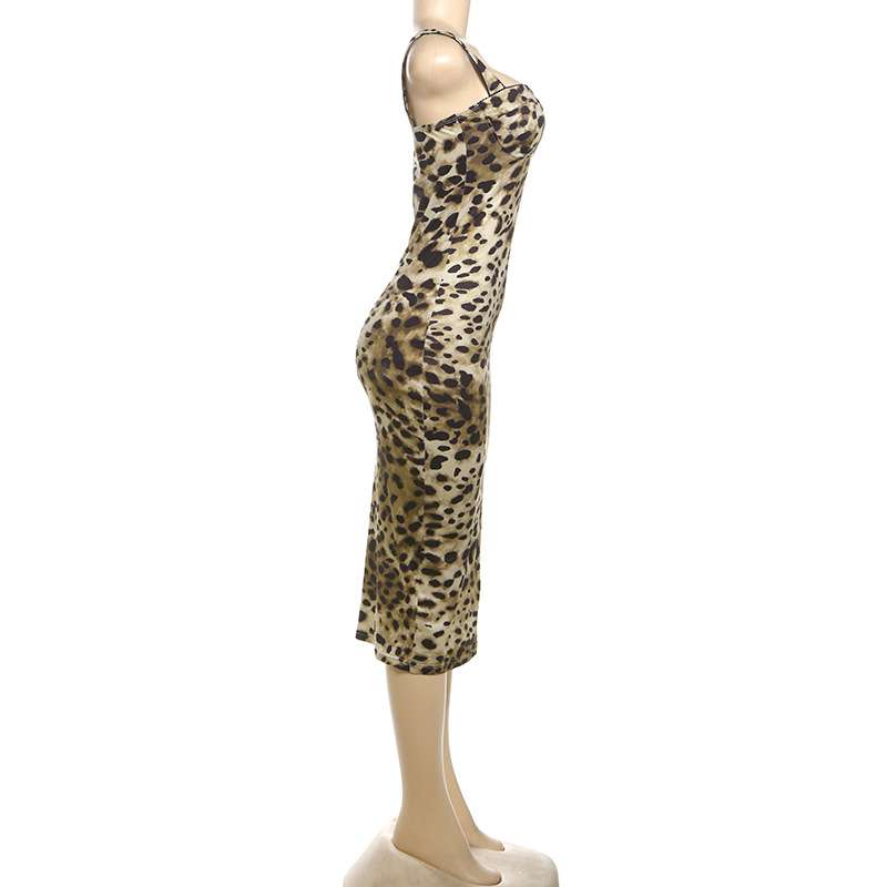 Leopard Print Bodycon Dress image 5
