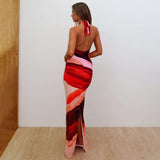 Sunset Petal Maxi Dress image 2