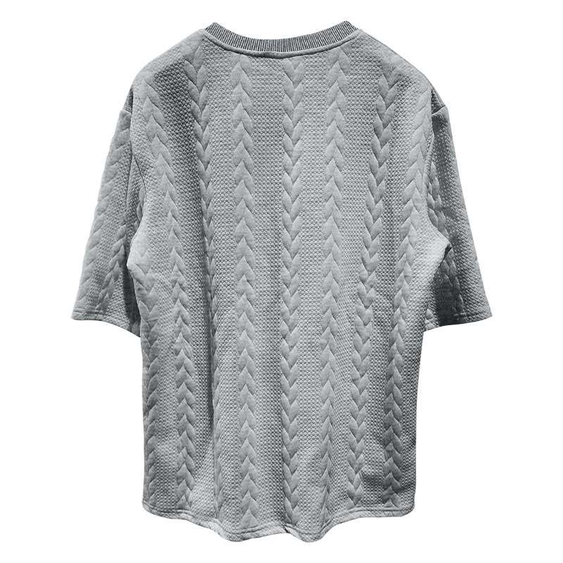 Knit Short-Sleeve Loungewear Set image 4